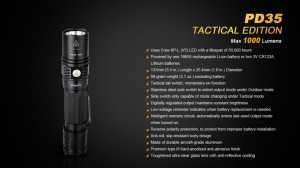 Fenix PD35 - Tactical - Negru